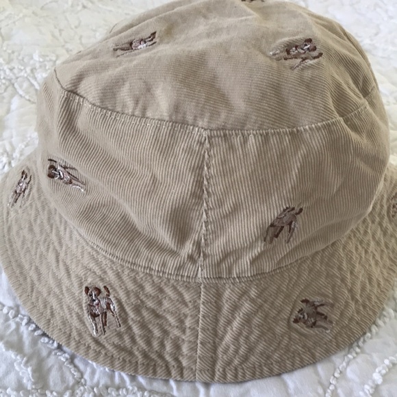 ⬇️ $24 Lands’ End Bucket Hat w embroidered puppies - Picture 3 of 8